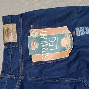 Dickies Regular Straight Leg Fit Blue Men's Size 38x30 Jeans NWT